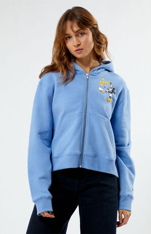 Painted Mickey Pigment Dye Full Zip Hoodie image number 1