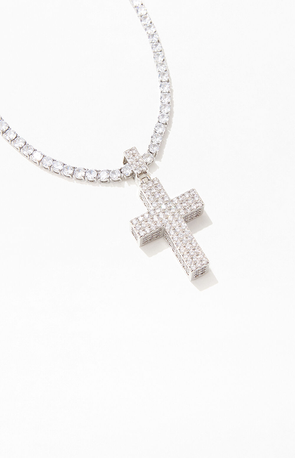 PacSun Large Cross Necklace PacSun