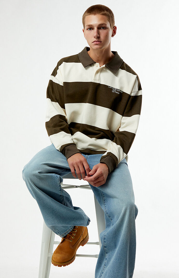 Pacsun Restless Rugby Polo Shirt