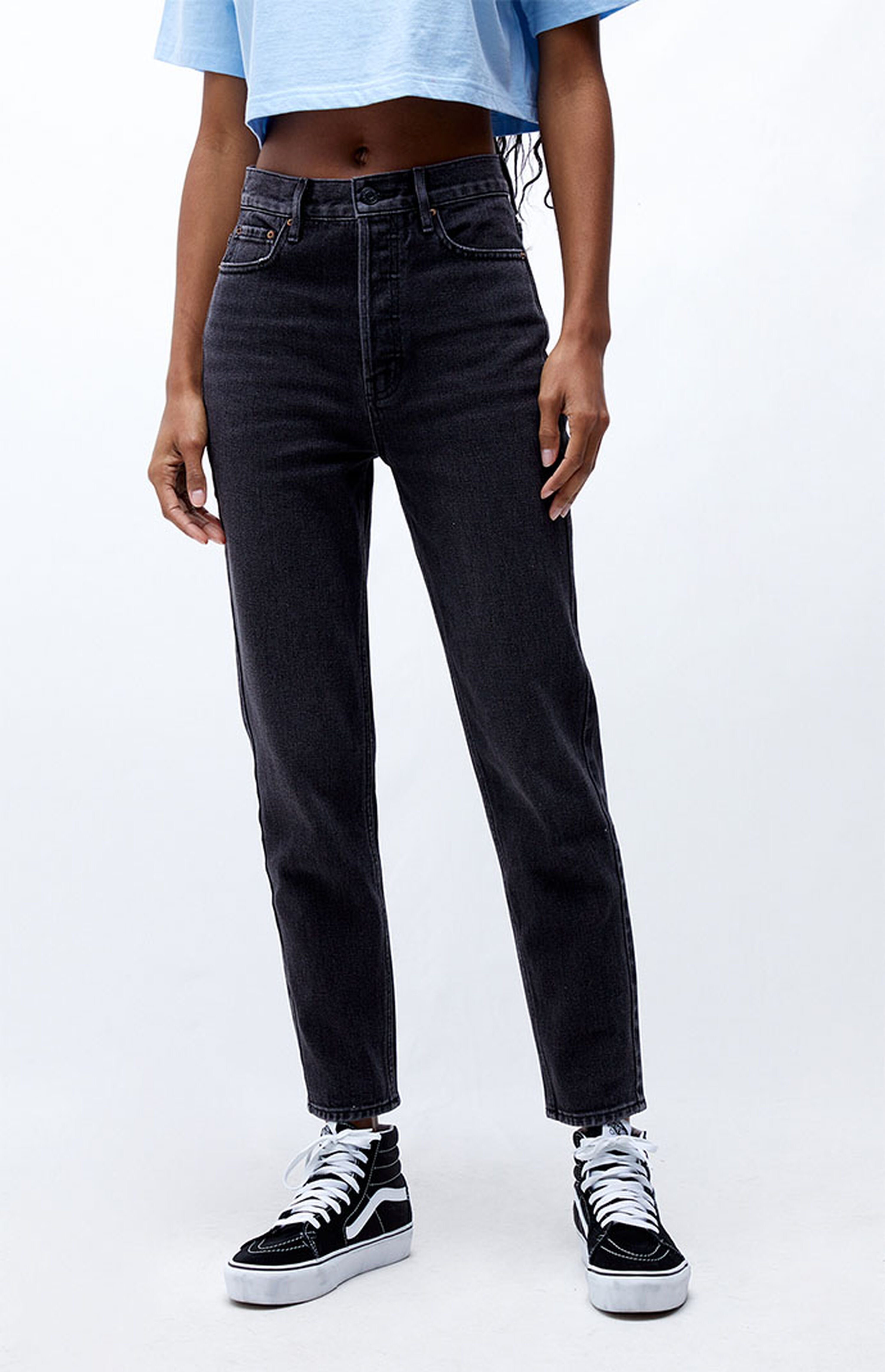 PacSun Black Ultra High Waisted Slim Fit Jeans PacSun