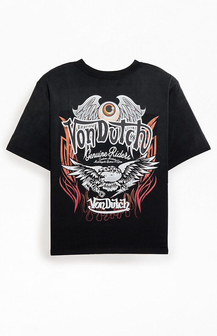 Von Dutch Genuine Riders Logo Boxy T-Shirt