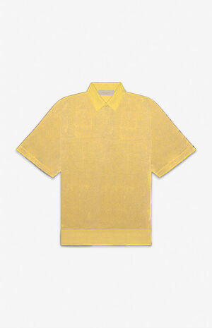 Light Tuscan Terry Cloth Short Sleeve Polo Shirt image number 1