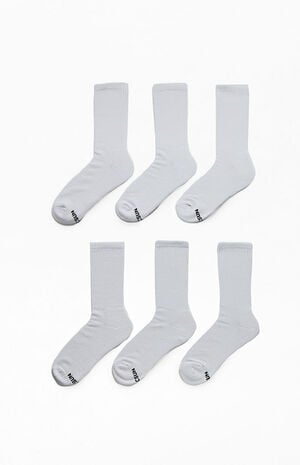 6 Pack Basic Crew Socks image number 2