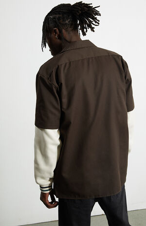 Brown Work Shirt image number 4