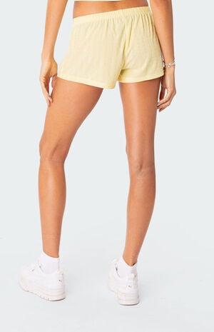 Irene Low Rise Pointelle Micro Shorts image number 5