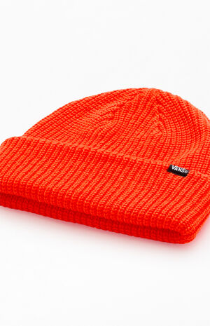 Kids Orange Core Basic Cuff Beanie image number 2