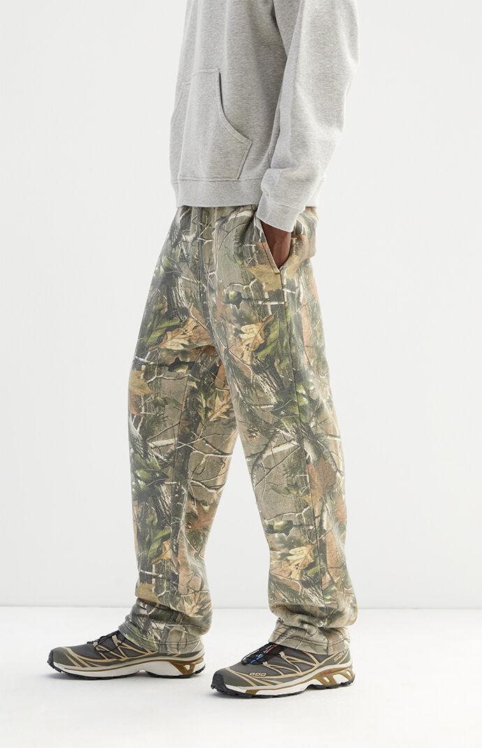 PacSun Camo Straight Leg Sweatpants PacSun