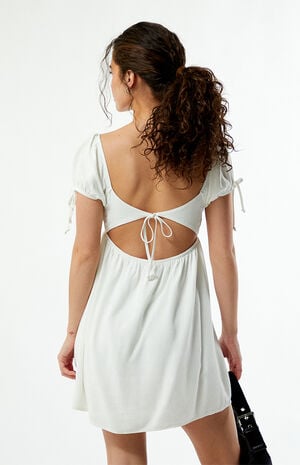 Open Back Babydoll Mini Dress image number 5