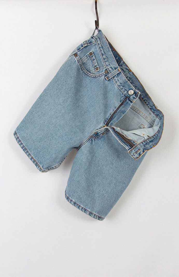 Upcycled Levi's 550 Relaxed Fit Denim Shorts