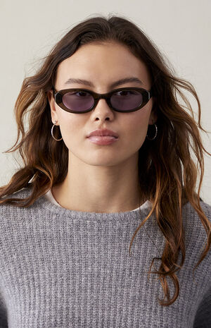 Green Eli Round Sunglasses image number 2