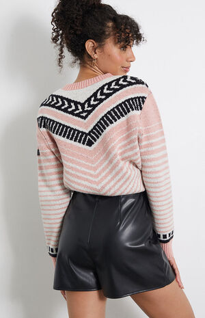 Faux Leather Skort image number 3