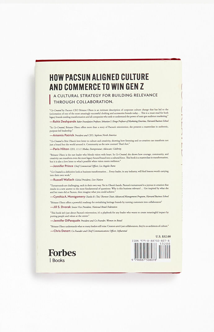 Pacsun Co-Created Book by Brieane Olson