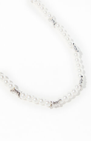 Barbed Pearl Necklace image number 2