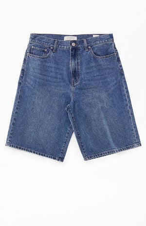 Dark Indigo Extreme Baggy Denim Shorts