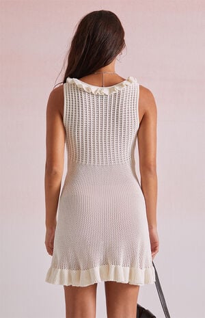 Cecily Crochet Mini Dress image number 4