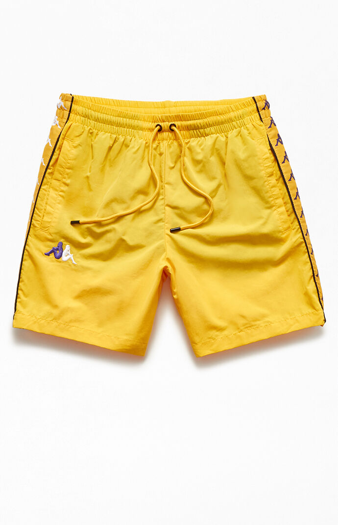 Yellow Authentic Xtabi 15" Swim Trunks
