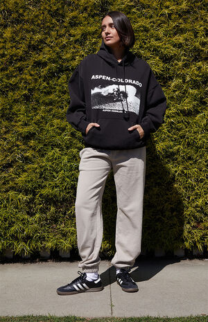 Black Aspen Colorado Hoodie image number 4
