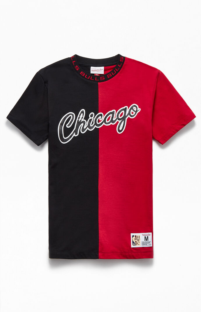 bulls split jersey