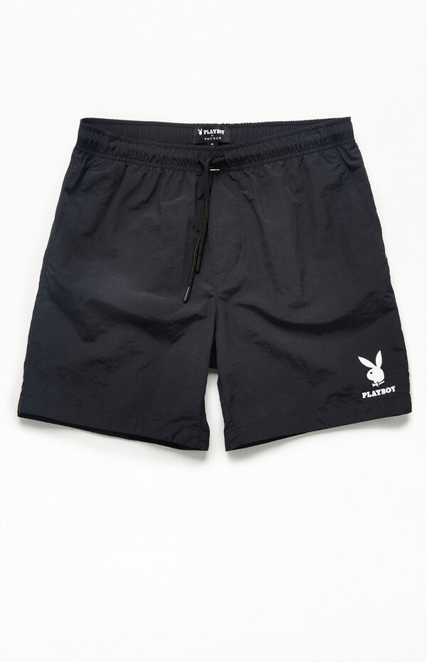 Playboy By PacSun Logo Nylon Shorts PacSun