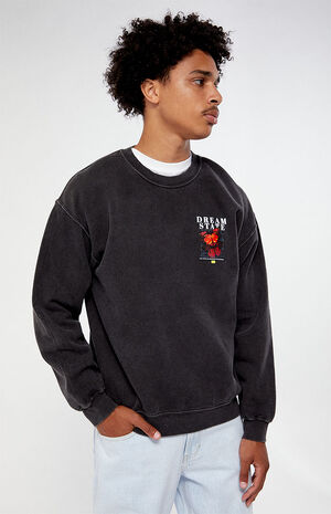 Dream State Vintage Wash Crew Neck Sweatshirt image number 3