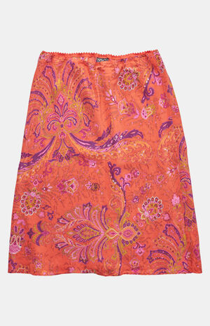 2000s Floral Midi Skirt image number 1