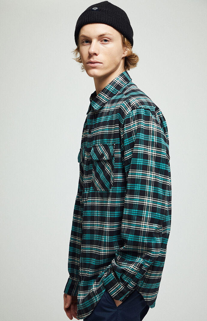 Green & Blue Brighton Flannel Shacket