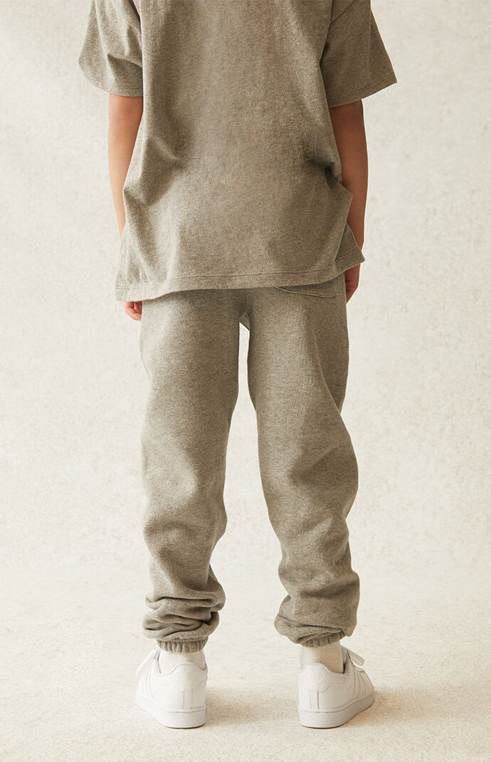 Essentials Heather Oatmeal Sweatpants