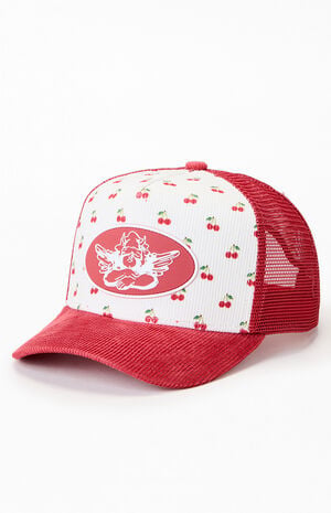 Know How to Pick'em Corduroy Trucker Hat image number 4