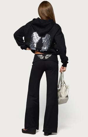 Angel Energy Sequin Foldover Pants image number 5