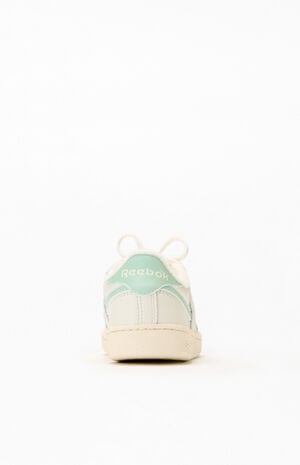 Women's White & Green Club C Revenge Sneakers image number 3