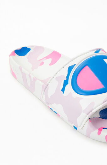 Champion Camo Ipo Slide Sandals Pacsun Brand champion color white material synthe.