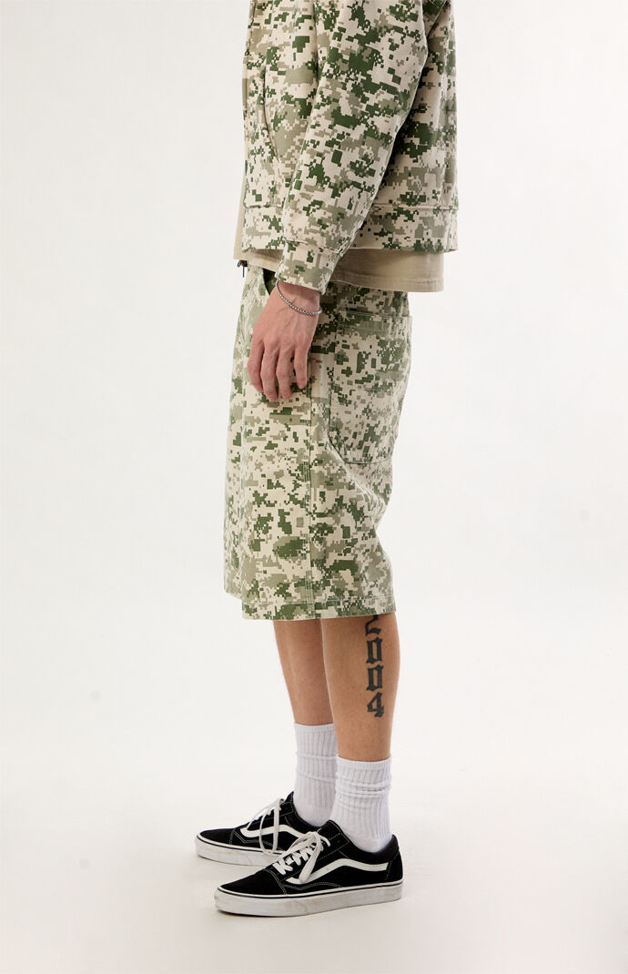 Vans LX Check Baggy Canvas Shorts