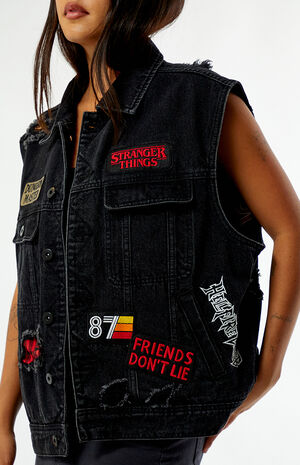 x Stranger Things Dungeon Master Denim Vest image number 3