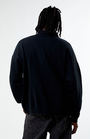 Eco Solid Quarter Zip Sweatshirt image number 4
