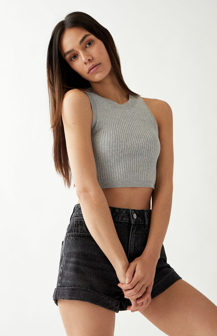 High Up Sweater Tank Top