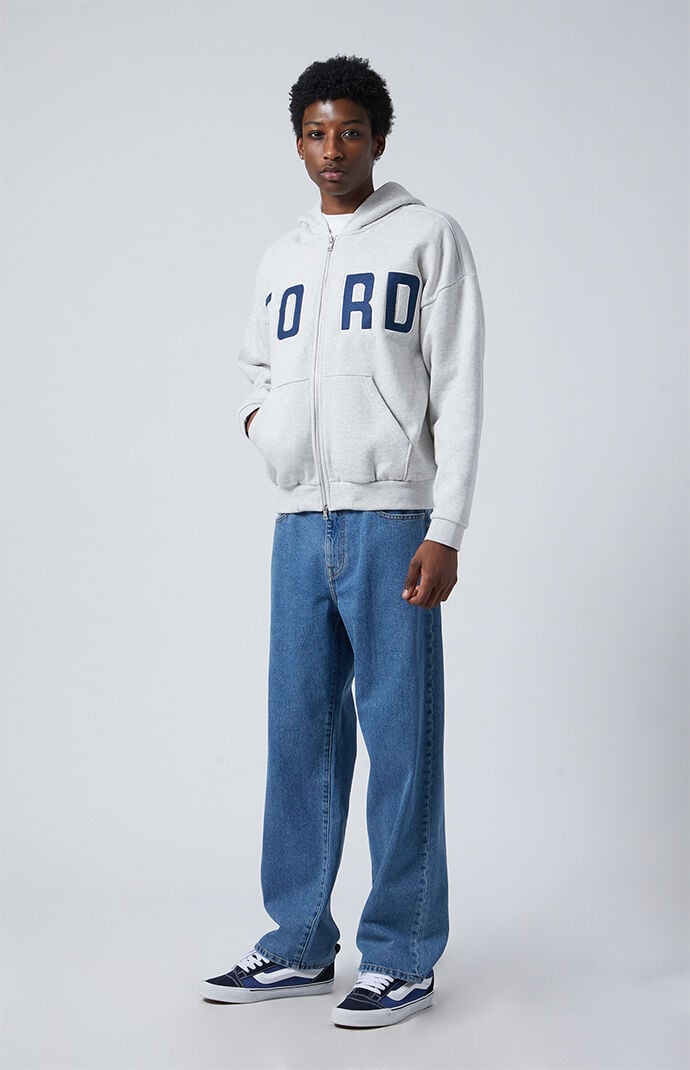 PacSun Medium Indigo Baggy Jeans | PacSun