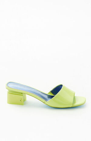 Women's Green Nova Slide Sandals image number 1