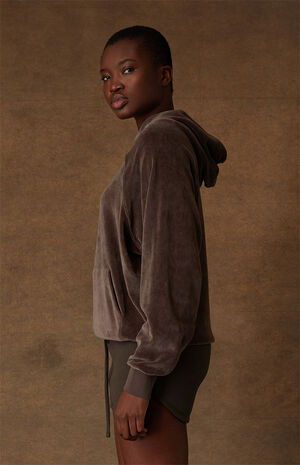 Women's Off Black Shorts image number 3