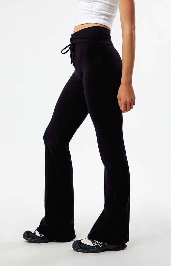 Pacsun Low Rise Cinched Flare Pants | PacSun