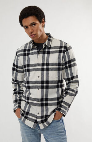 Darren Oat Milk Flannel Shirt image number 1