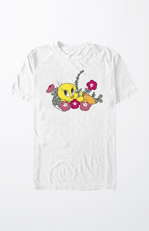 Floral Tweety Bird T-Shirt image number 1