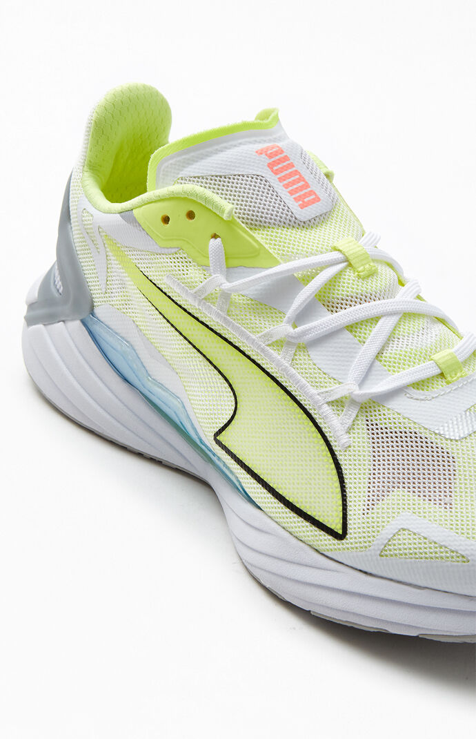 White & Volt UltraRide Shoes