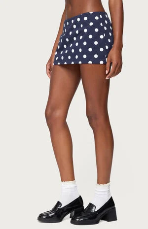 Noreen Polka Dot Mini Skort image number 2