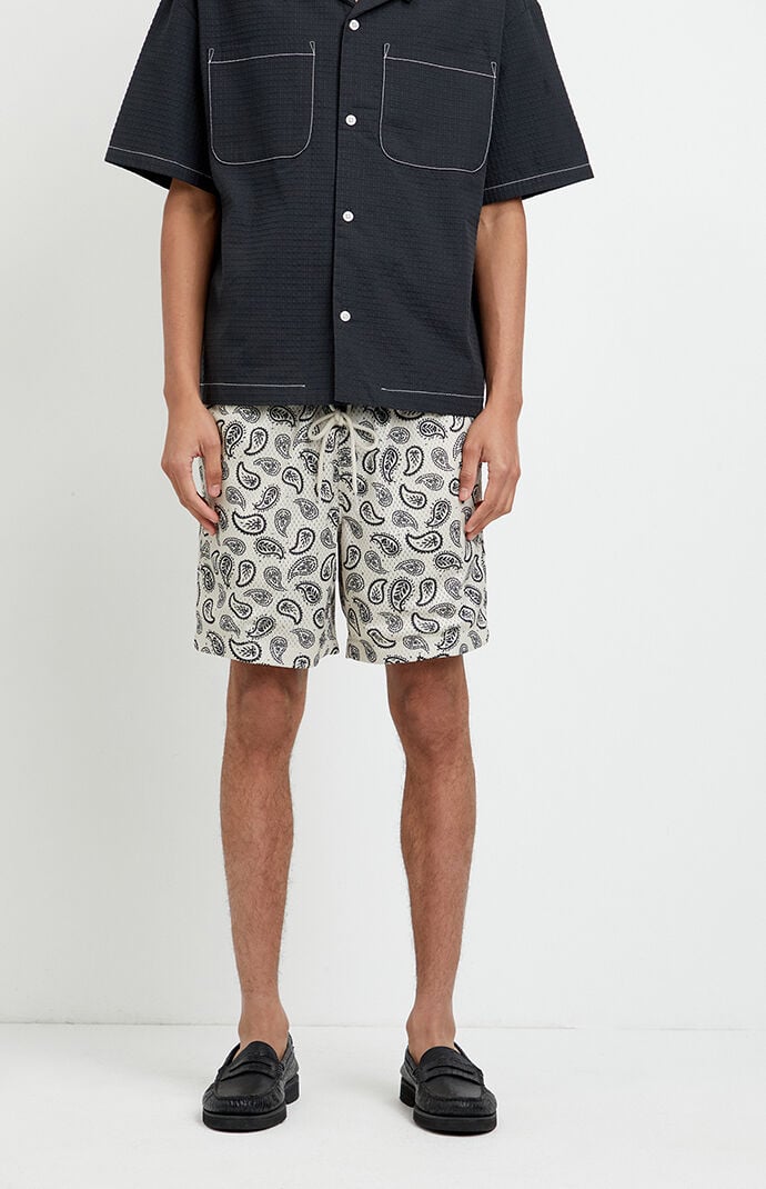 Pacsun Printed Aaron Mesh Volley Shorts