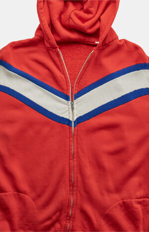 70s Striped Zip Hoodie image number 3