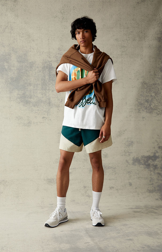 Pacsun color block shorts discount