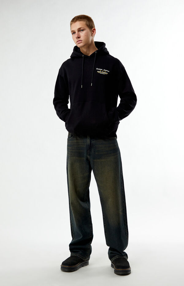 Guess Jeans Black Denim Company Hoodie