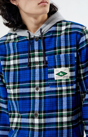 x Saturdays NYC Overhead Saltwater Hooded Shirt image number 2