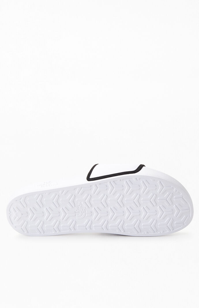 White & Black Base Camp Slide Sandals