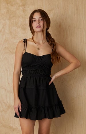 Tie Strap Babydoll Dress image number 1